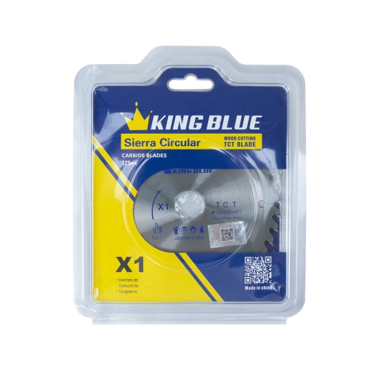 Lưỡi Cưa Gỗ King Blue X1-125x40T