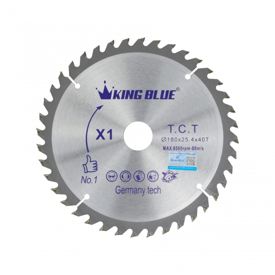 Lưỡi Cưa Gỗ King Blue X1-180x40T